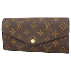 Louis Vuitton-Louis Vuitton Long Wallet Monogram Portefeuille Sarah M60531-Brown