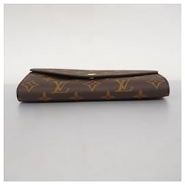 Louis Vuitton-Louis Vuitton Long Wallet Monogram Portefeuille Sarah M60531-Brown