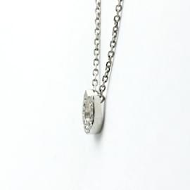 Autre Marque-Vendome Aoyama Horseshoe Diamond Necklace-Silvery