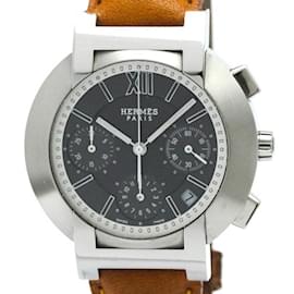 Hermès-Hermes Nomade Chronograph Steel Auto Quartz Men's Watch-Other
