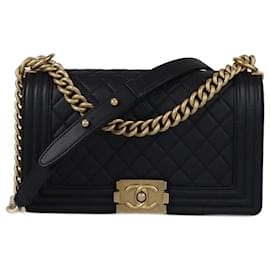 Chanel-CHANEL Handbags T.  Leather-Black