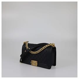 Chanel-CHANEL Handbags T.  Leather-Black