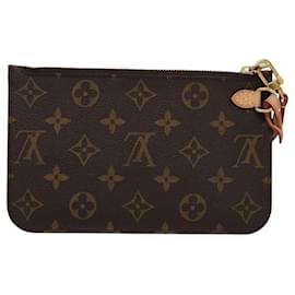 Louis Vuitton-LOUIS VUITTON Monogram Neverfull PM Pouch Pouch LV Auth 115957-Monograma