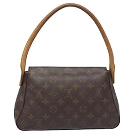 Louis Vuitton-LOUIS VUITTON Monogram Mini Looping Shoulder Bag M51147 LV Auth 101062-Monogram