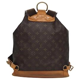 Louis Vuitton-LOUIS VUITTON Monogram Montsouris GM Backpack M51135 LV Auth 115830-Monogram