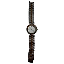 Reloj de acero vintage Courreges plata / oro Plata
