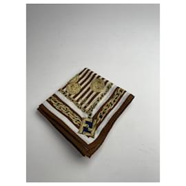 Fendi-FENDI Silk handkerchief T.  Silk-Brown