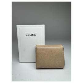 Céline-CELINE Wallets T.  Leather-Beige
