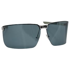 Christian Dior-Christian Dior Sunglasses Metal Blue Auth am7799-Blue