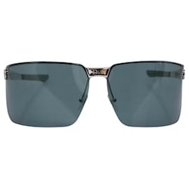 Christian Dior-Christian Dior Sunglasses Metal Blue Auth am7799-Blue