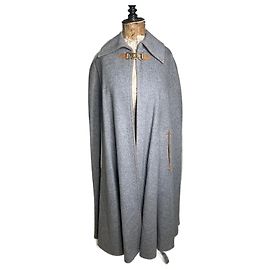 Céline Fabio Cape Grey Cashmere Wool Grey