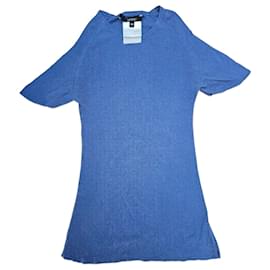 Gucci Blue Silk Top Blue