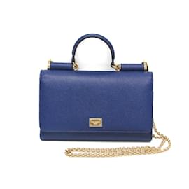 Dolce & Gabbana-Dolce & Gabbana Sicily Lipstick Bag BI0766-Blue