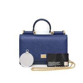 Dolce & Gabbana-Dolce & Gabbana Sicily Lipstick Bag BI0766-Blue