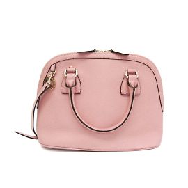 Bolsa de couro feminina Gucci GG Charm 449662 Rosa