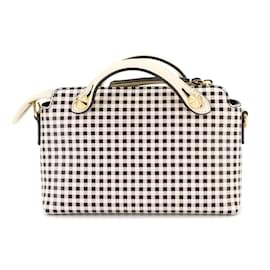 Fendi-Fendi By The Way Mini Sac à main 2 en 1-Marron,Blanc