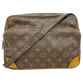 Louis Vuitton-Bolsa de Ombro Monogram Nile da Louis Vuitton-Marrom