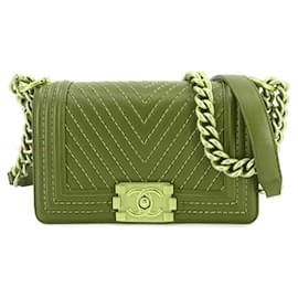 Chanel-Chanel Boy Chanel Small Chain Shoulder Bag-Red