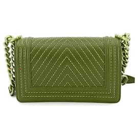 Chanel-Chanel Boy Chanel Small Chain Shoulder Bag-Red