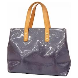 Louis Vuitton-Bolsa Louis Vuitton Vernis Reed PM M91335-Azul