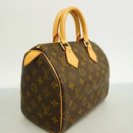 Louis Vuitton-Bolsa Louis Vuitton Monogram Speedy 25-Marrom