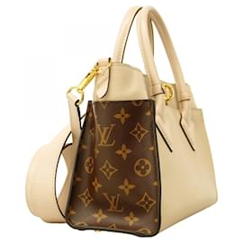 Louis Vuitton-Bolsa Louis Vuitton Monogram On My Side PM M57729-Marrom,Cinza