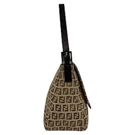 Fendi-Fendi Shoulder Bag Zucchino-Brown,Black
