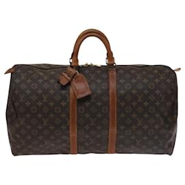 Louis Vuitton-Louis Vuitton Keepall 55-Brown