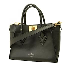 Louis Vuitton-Bolsa Louis Vuitton Mahina On My Side PM-Preto