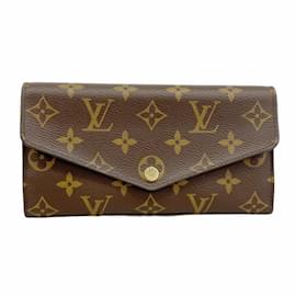 Louis Vuitton-Louis Vuitton Long Wallet Monogram Portefeuille Sarah-Brown,Pink