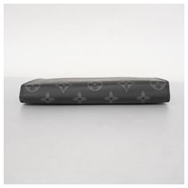 Louis Vuitton-Louis Vuitton Long Wallet Monogram Eclipse-Brown,Black