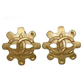 Orecchini a clip dorati Chanel D'oro