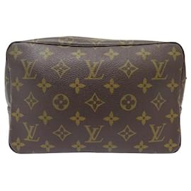 Louis Vuitton-VINTAGE LOUIS VUITTON TOILET CASE GM MONOGRAM CLUTCH-Brown