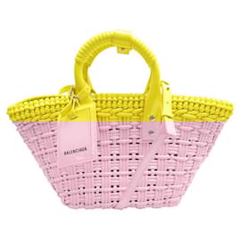 Balenciaga-NEUF SAC A MAIN BALENCIAGA BISTRO XS 671342 BANDOULIERE NEW HAND BAG PURSE-Jaune