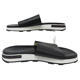 Hermès-HERMES SHOES SANDALS REFLEX H181354ZH MULES 46 IN LEATHER-Black