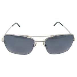 Cartier-ÓCULOS DE SOL CARTIER CORE RANGE CT0084S EM METAL-Prata