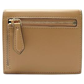 Fendi-NEW FENDI ROMA 8M0468 CAMEL LEATHER CARD HOLDER WITH BOX-Camel