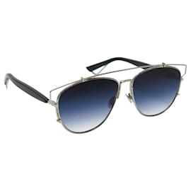 Christian Dior-CHRISTIAN DIOR TECHNOLOGIC RCS01 SILVER SUNGLASSES-Silvery