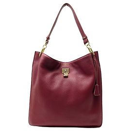 BOLSA DE MÃO MAC DOUGLAS KENTUCKY ROMO T M HOBO DE COURO BORDEAUX Bordeaux