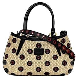 Fendi-Fendi 2-Way Handbag-Black,Beige