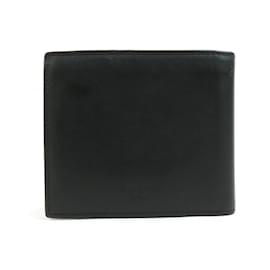 Fendi-Fendi Black Leather Bi-Fold Wallet-Black