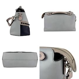 Fendi-Sac à bandoulière en cuir Monster By the Way de Fendi-Marron,Noir,Beige