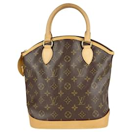 Louis Vuitton-Louis Vuitton Monogram Lockit Handbag-Brown,Monogram