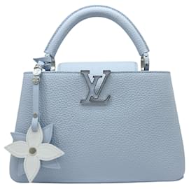Louis Vuitton-Louis Vuitton Capucines BB Blue Handbag-Blue