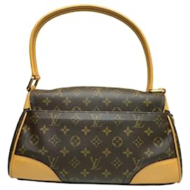 Louis Vuitton-Louis Vuitton Monogram Beverly MM Shoulder Bag-Brown,Monogram