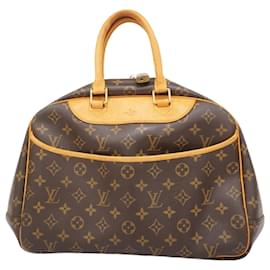 Louis Vuitton-Bolsa Deauville Monogram Louis Vuitton-Marrom