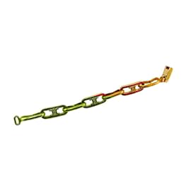 Céline-Celine Turnlock Triomphe Charm Bracelet-Red,Golden