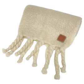 Sciarpa Anagram Loewe Beige Crudo