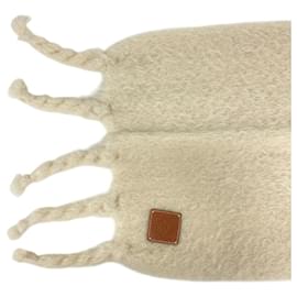 Loewe-Loewe Anagram Scarf-Beige,Cream