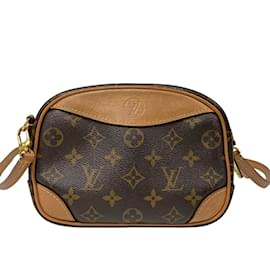 Louis Vuitton-Louis Vuitton Deauville Mini Monogram Shoulder Bag-Brown,Monogram
